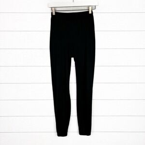 Patagonia Midweight Capilene Bottoms Black Legging XS Vintage Made in USA